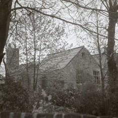 Rear aspect of Broom Hall, early 1970s. | Photo: Edward Mace