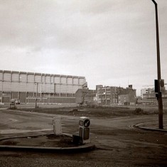 Moore Street substation from Young Street, early 1970s. | Photo: Edward Mace