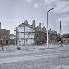 Clarence Street / Ecclesall Rd demolition, 1970s. | Photo: Edward Mace