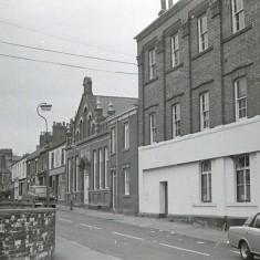 Wright Building (now demolished), Upper Hanover St. 1970s. | Photo: Edward Mace