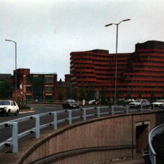 Moorfoot Building (Manpower Services Commission) from Ecclesall Road, early 1980s. | Photo: Edward Mace