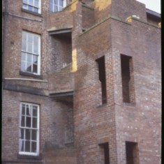 Rear of Glossop Rd terrace, December 1978 | Photo: Tony Allwright