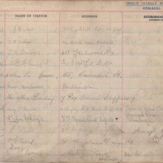 St Andrew's Church Visitor Book: 1948-1955 | Photo: St Andrews URC Church