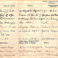 St Andrew's Church Visitor Book: 1948-1955 | Photo: St Andrews URC Church