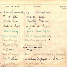 St Andrew's Church Visitor Book: 1948-1955 | Photo: St Andrews URC Church