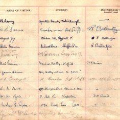 St Andrew's Church Visitor Book: 1948-1955 | Photo: St Andrews URC Church