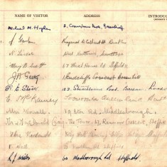 St Andrew's Church Visitor Book: 1948-1955 | Photo: St Andrews URC Church