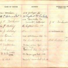 St Andrew's Church Visitor Book: 1948-1955 | Photo: St Andrews URC Church