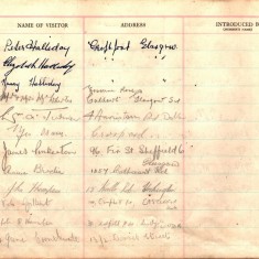 St Andrew's Church Visitor Book: 1948-1955 | Photo: St Andrews URC Church