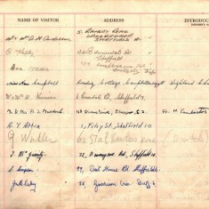 St Andrew's Church Visitor Book: 1948-1955 | Photo: St Andrews URC Church