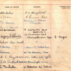 St Andrew's Church Visitor Book: 1948-1955 | Photo: St Andrews URC Church