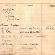 St Andrew's Church Visitor Book: 1948-1955 | Photo: St Andrews URC Church