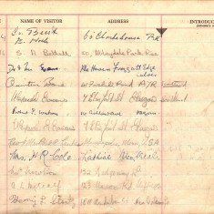 St Andrew's Church Visitor Book: 1948-1955 | Photo: St Andrews URC Church