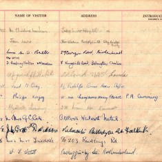 St Andrew's Church Visitor Book: 1948-1955 | Photo: St Andrews URC Church